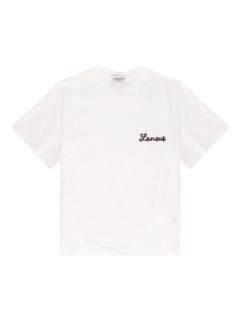 Футболка из джерси с вышивкой логотипа Laneus, белый
Футболка из джерси с вышивкой логотипа Laneus, белый
