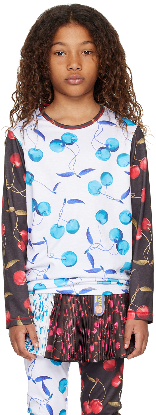 Эксклюзивная детская футболка с длинным рукавом в бело-черных тонах от SSENSE Chopova Lowena 
Эксклюзивная детская футболка с длинным рукавом в бело-черных тонах от SSENSE Chopova Lowena