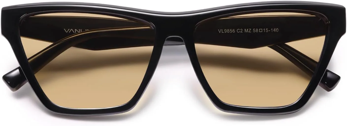 Солнцезащитные очки VANLINKER Retro Polarized Square для женщин, классические очки для вождения и активного отдыха, защита UV400, VL9856, C2-black Frame/Brown Lens
Солнцезащитные очки VANLINKER Retro Polarized Square для женщин, классические очки для вождения и активного отдыха, защита UV400, VL9856, C2-black Frame/Brown Lens