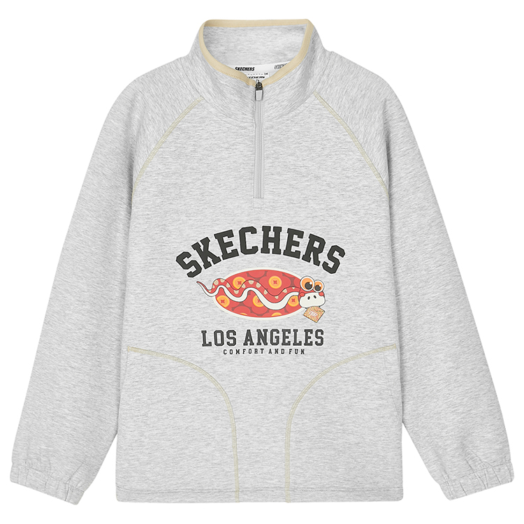 Sweatshirt Light Heather Gray Teenagers Skechers, серый
Sweatshirt Light Heather Gray Teenagers Skechers, серый