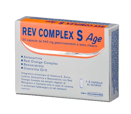 Антивозрастная добавка Rev Complex S Age, 20 капсул
Антивозрастная добавка Rev Complex S Age, 20 капсул