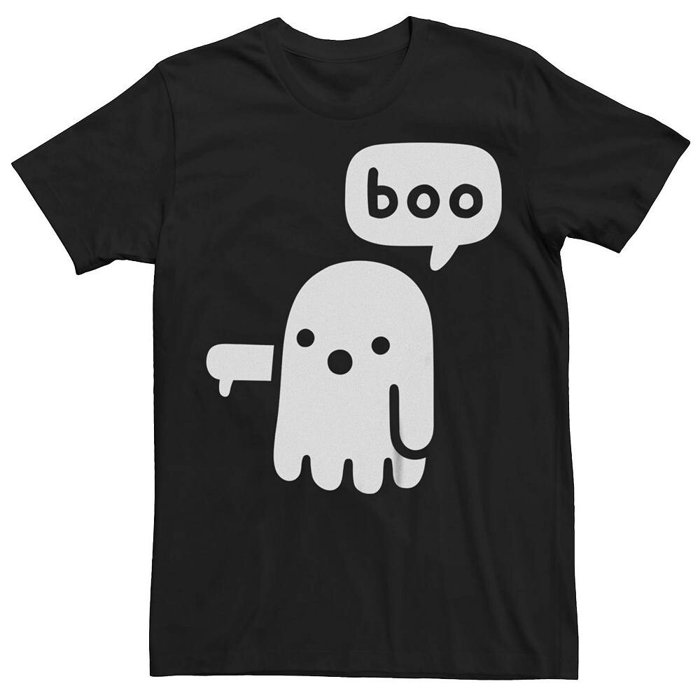 Мужская футболка с рисунком Ghost Of Disapproval Boo Licensed Character, черный 
Мужская футболка с рисунком Ghost Of Disapproval Boo Licensed Character, черный