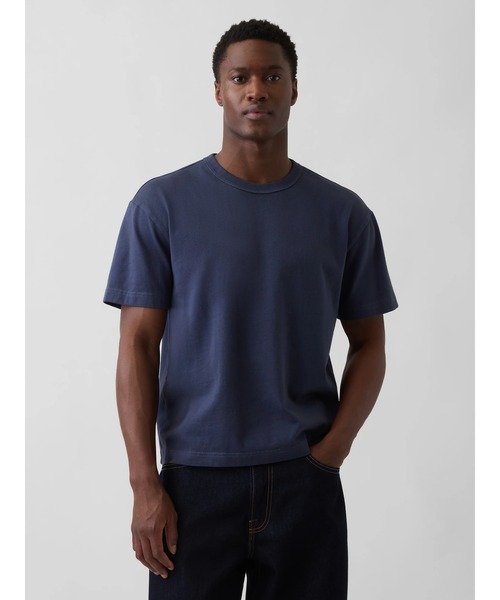 Футболка укороченная плотная унисекс с коротким рукавом GAP
Футболка укороченная плотная унисекс с коротким рукавом GAP