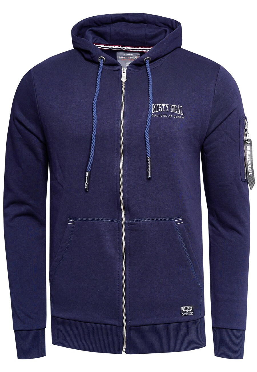 Толстовка с капюшоном на молнии Rusty Neal, морской синий
Толстовка с капюшоном на молнии Rusty Neal, морской синий