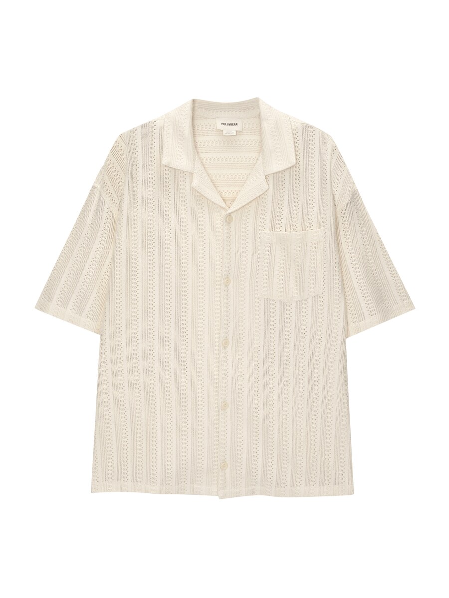 Повседневная рубашка Pull&Bear Regular fit Button Up Shirt, бежевый
Повседневная рубашка Pull&Bear Regular fit Button Up Shirt, бежевый