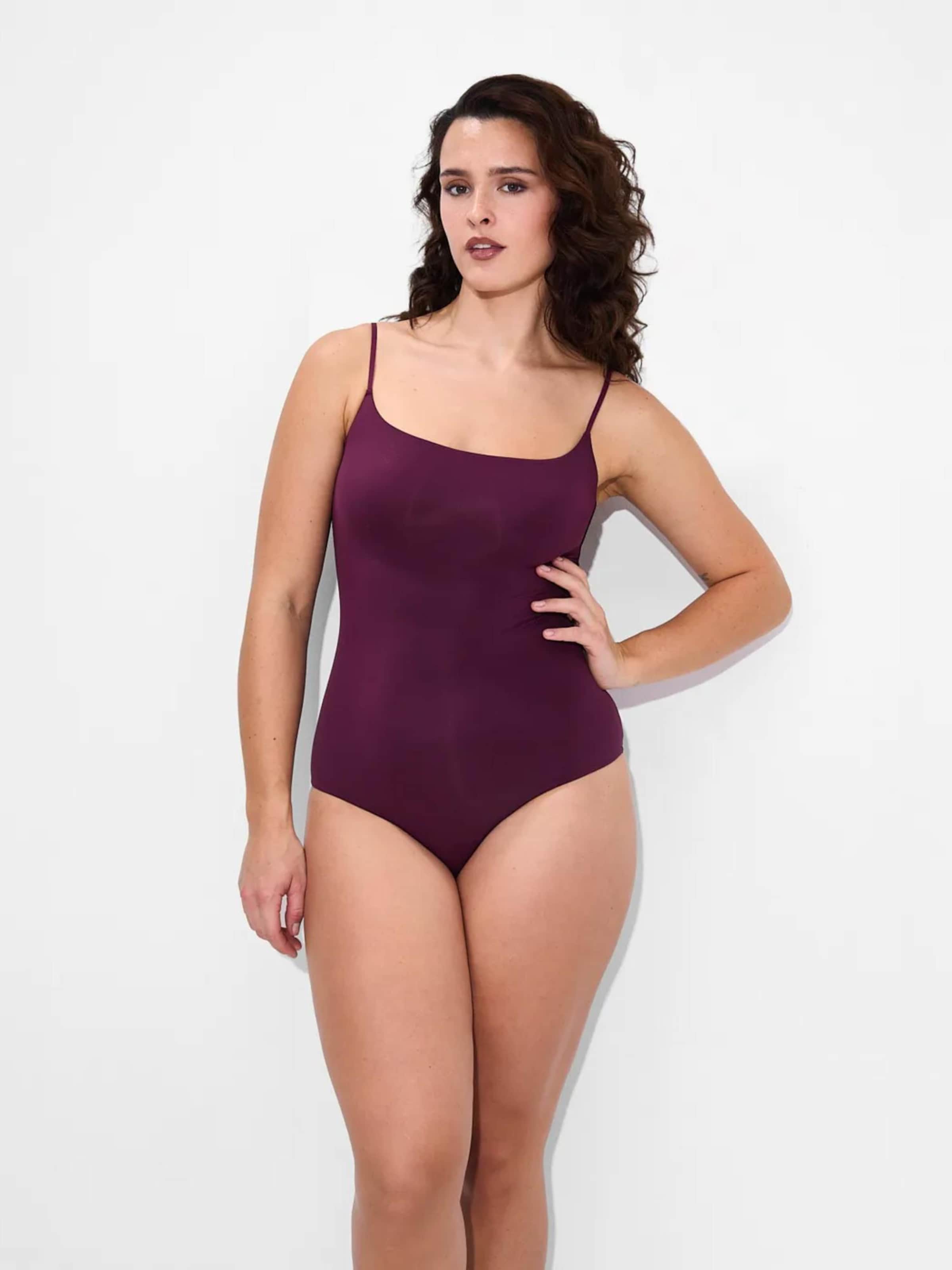 Creamy Корректирующий боди 'Cami Bodysuit mit String' в цвете бургунди
Creamy Корректирующий боди 'Cami Bodysuit mit String' в цвете бургунди