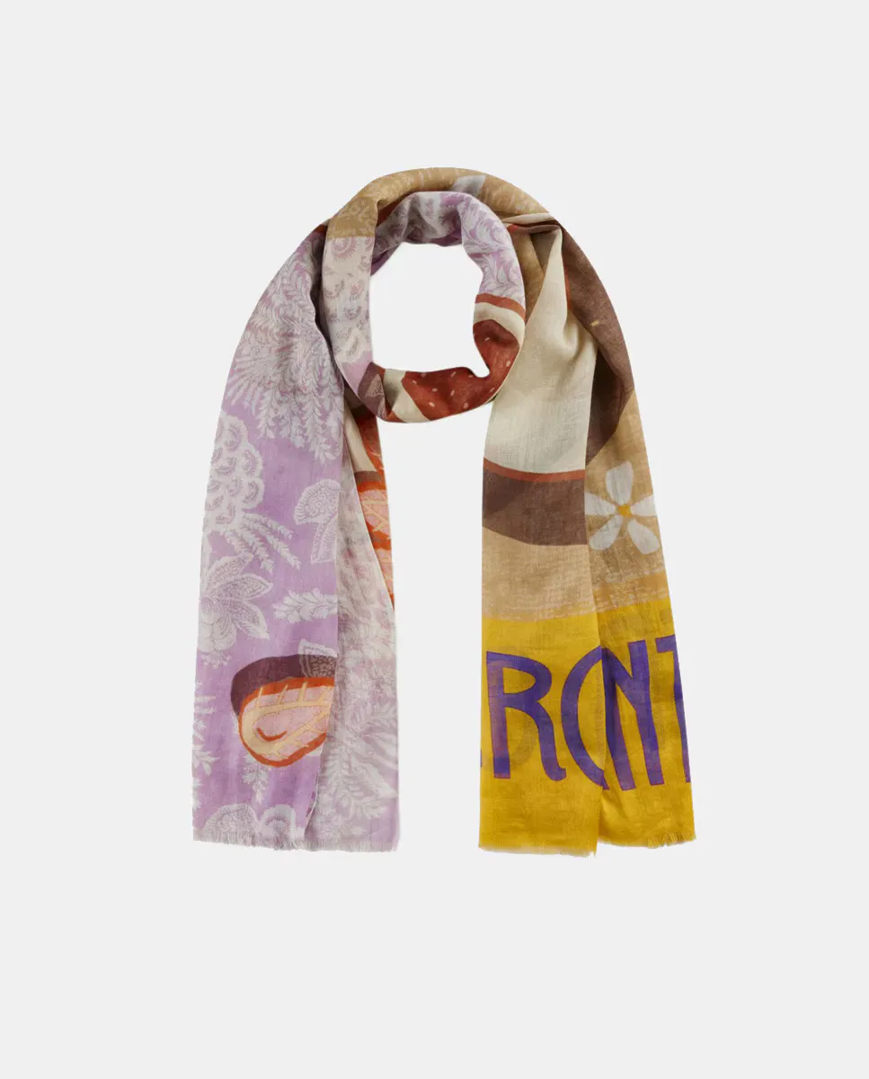 Высококачественный шарф из хлопковой смеси с рисунком круассана Codello, бежевый
Высококачественный шарф из хлопковой смеси с рисунком круассана Codello, бежевый