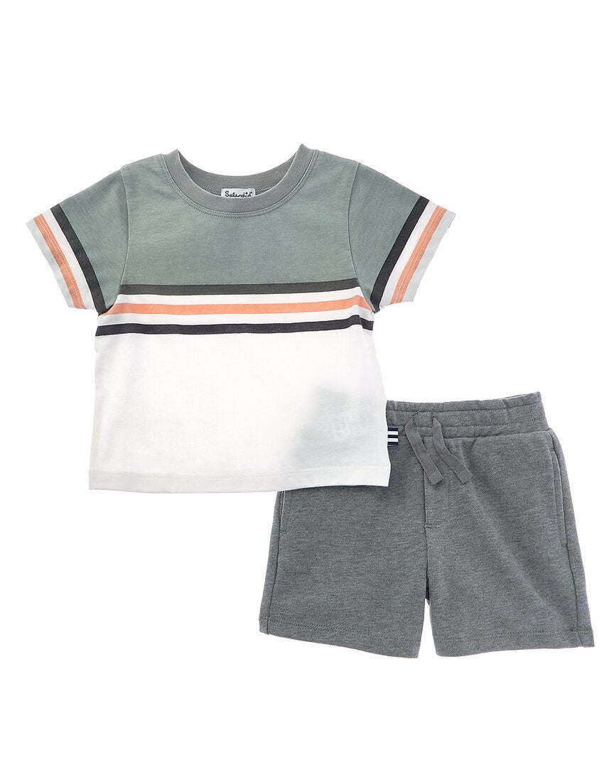 Великолепный комплект из 2 предметов: футболка и шорты Sunset Beach Splendid, зеленый
Великолепный комплект из 2 предметов: футболка и шорты Sunset Beach Splendid, зеленый