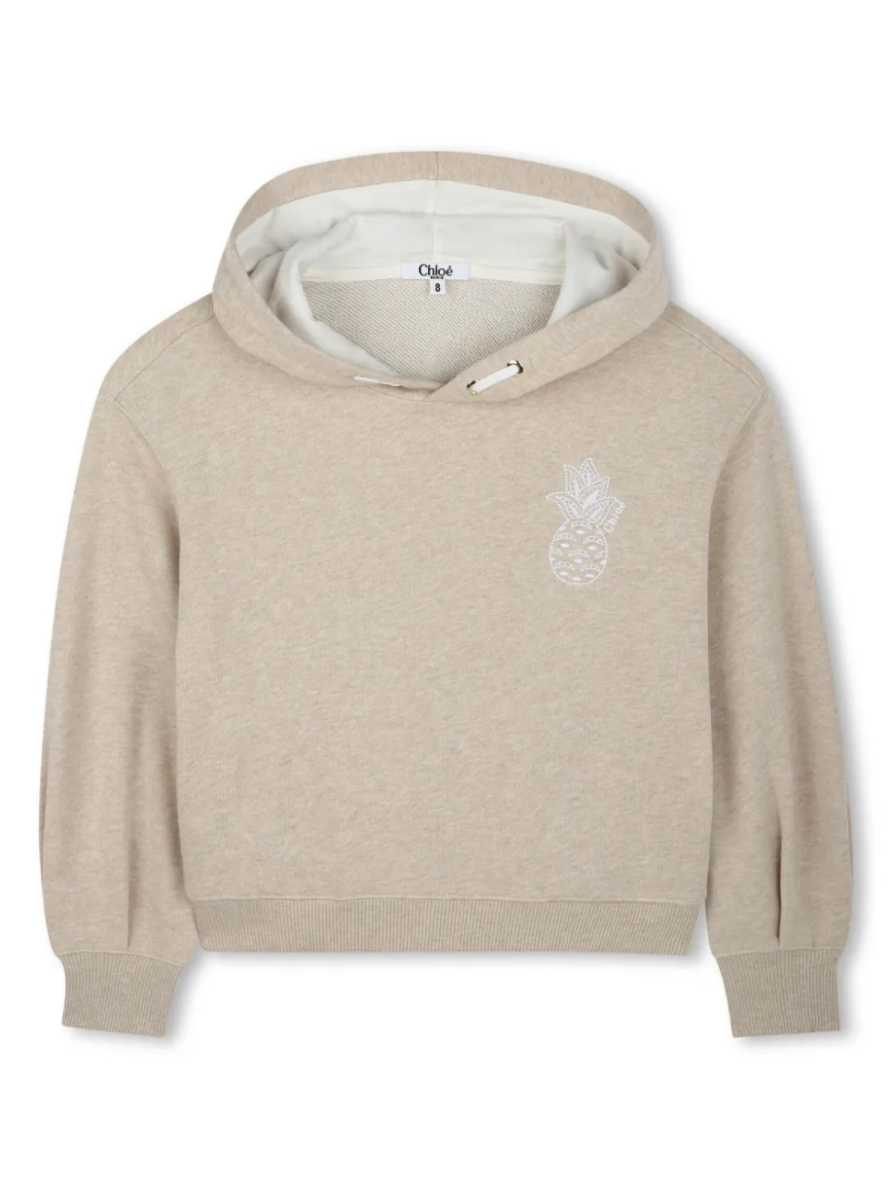 Chloé Kids худи из органического хлопка, нейтральный цвет
Chloé Kids худи из органического хлопка, нейтральный цвет