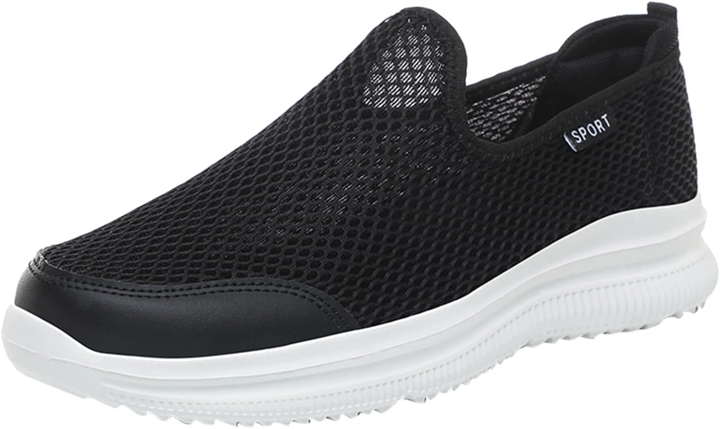 Мужские слипоны на ходу с комфортной подошвой с эффектом памяти, дышащей сеткой, модные кроссовки, противоскользящие для путешествий, бега, спорта и работы Generic, белый
Мужские слипоны на ходу с комфортной подошвой с эффектом памяти, дышащей сеткой, модные кроссовки, противоскользящие для путешествий, бега, спорта и работы Generic, белый