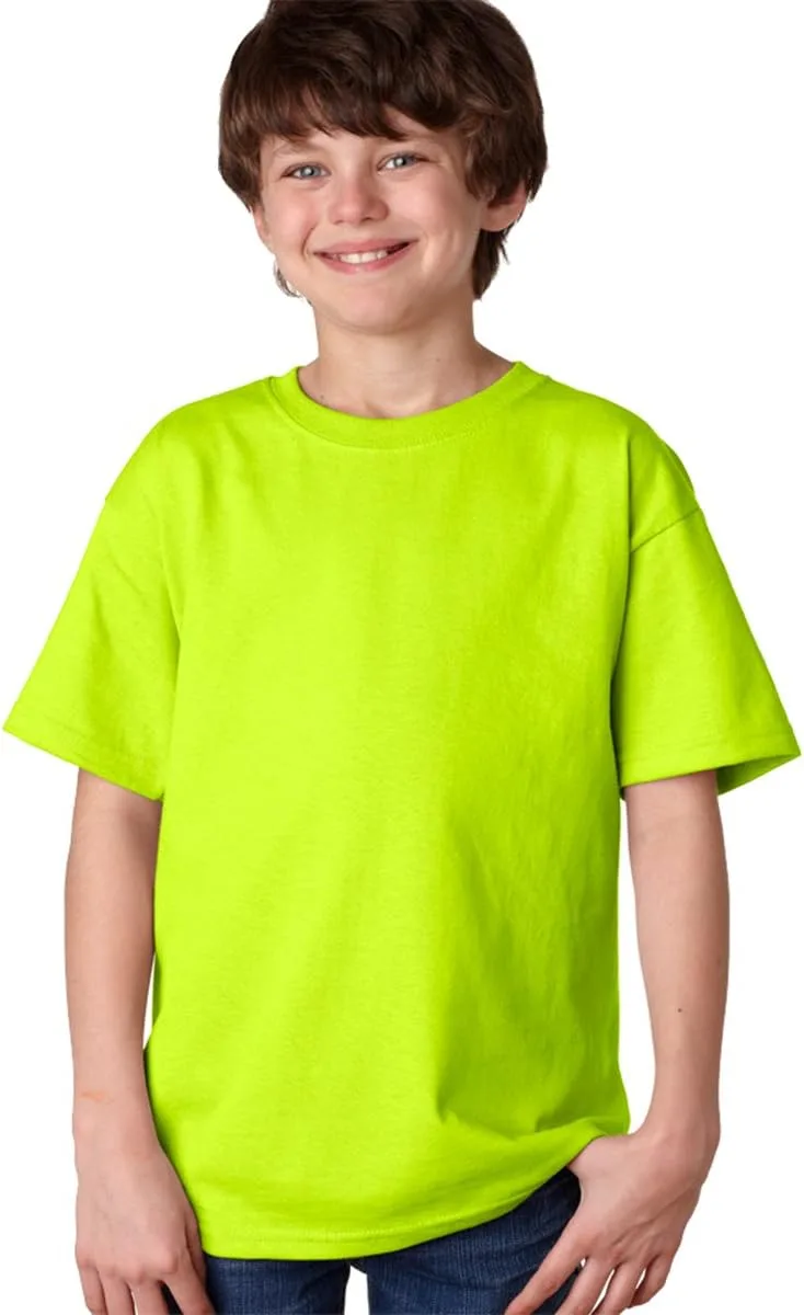 Gildan 2000B Ultra Cotton Youth T-shirt, цвет New Safety Green
Gildan 2000B Ultra Cotton Youth T-shirt, цвет New Safety Green