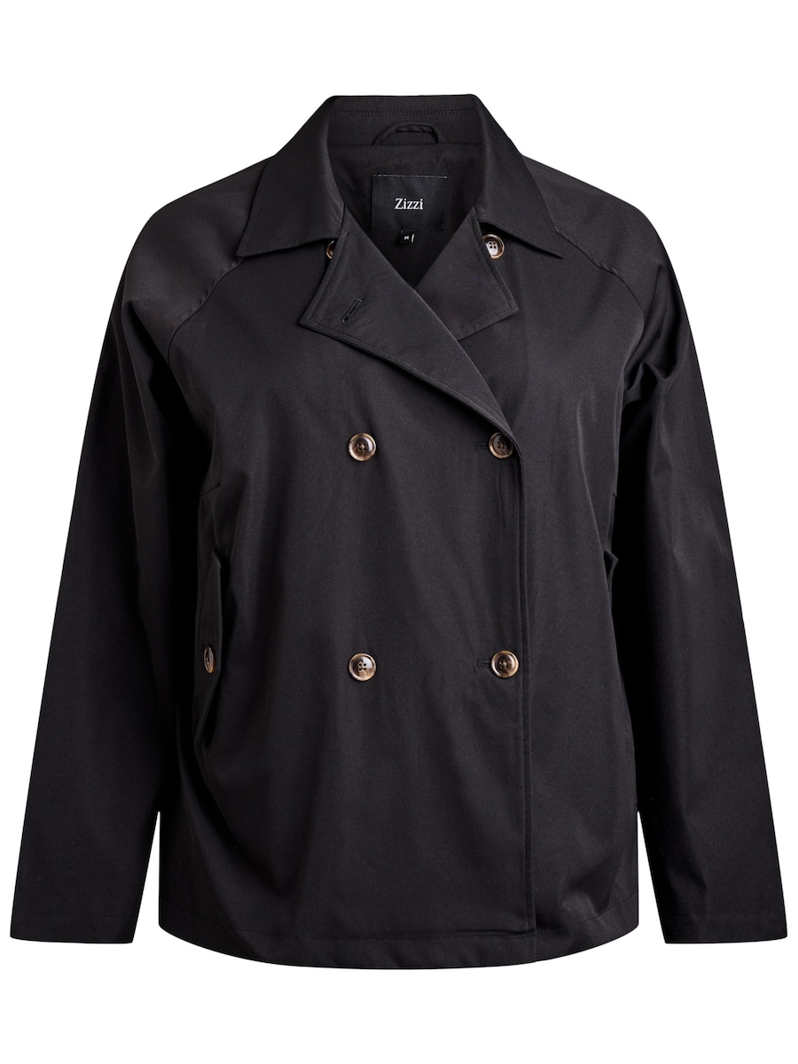 Пальто межсезонное Zizzi, черный
Пальто межсезонное Zizzi, черный