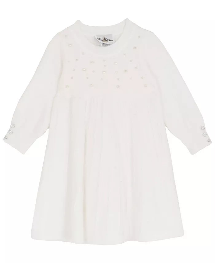 Детское платье-свитер с длинными рукавами для девочек 2T-6X Rare Editions, белый
Детское платье-свитер с длинными рукавами для девочек 2T-6X Rare Editions, белый