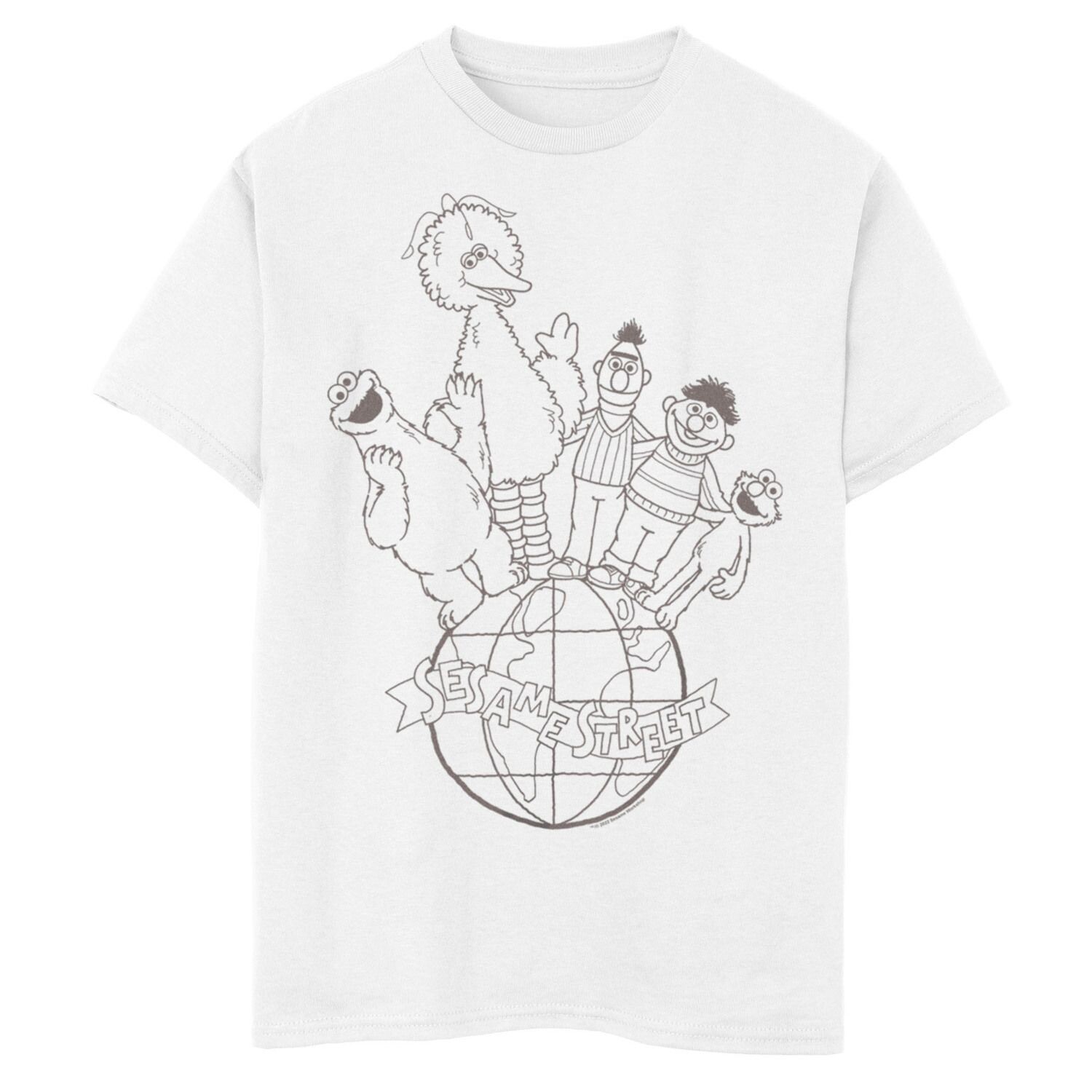 Футболка с рисунком персонажей «Улицы Сезам» для мальчиков 8–20 лет на земном шаре Licensed Character
Футболка с рисунком персонажей «Улицы Сезам» для мальчиков 8–20 лет на земном шаре Licensed Character