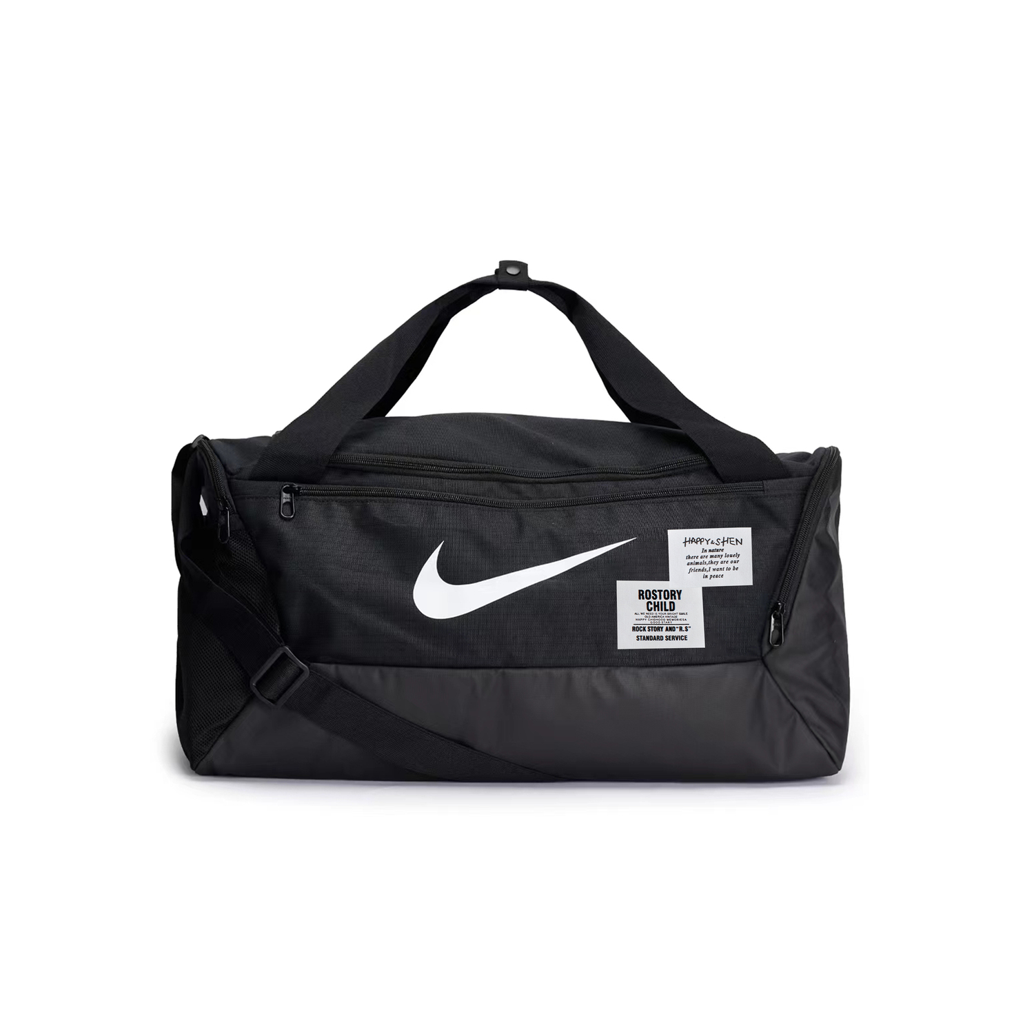 Nike Большая спортивная сумка из ткани унисекс черная, Black White Letter
Nike Большая спортивная сумка из ткани унисекс черная, Black White Letter