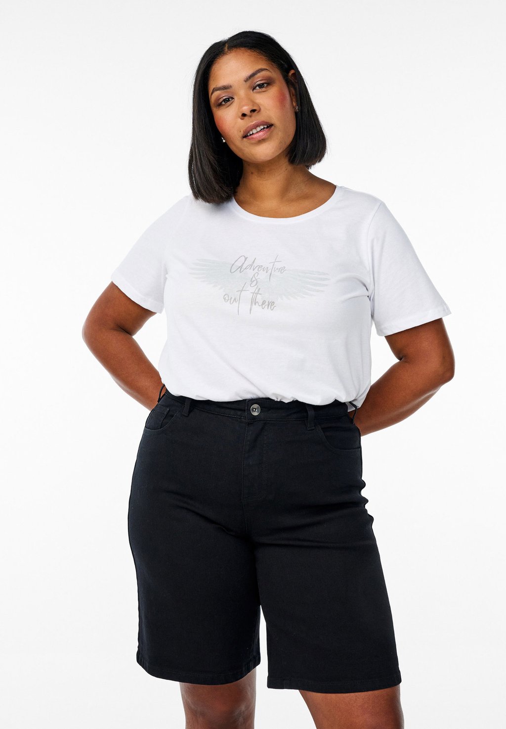 Джинсовые шорты Zizzi, черный
Джинсовые шорты Zizzi, черный