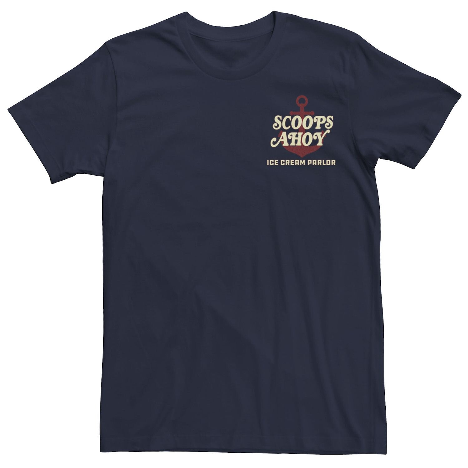 Мужская футболка Netflix Stranger Things Scops Ahoy Ice Cream Parlor Licensed Character
Мужская футболка Netflix Stranger Things Scops Ahoy Ice Cream Parlor Licensed Character