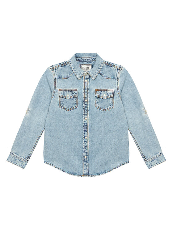 Джинсовая рубашка regular fit L6RH00 D4EU0 Guess, синий
Джинсовая рубашка regular fit L6RH00 D4EU0 Guess, синий