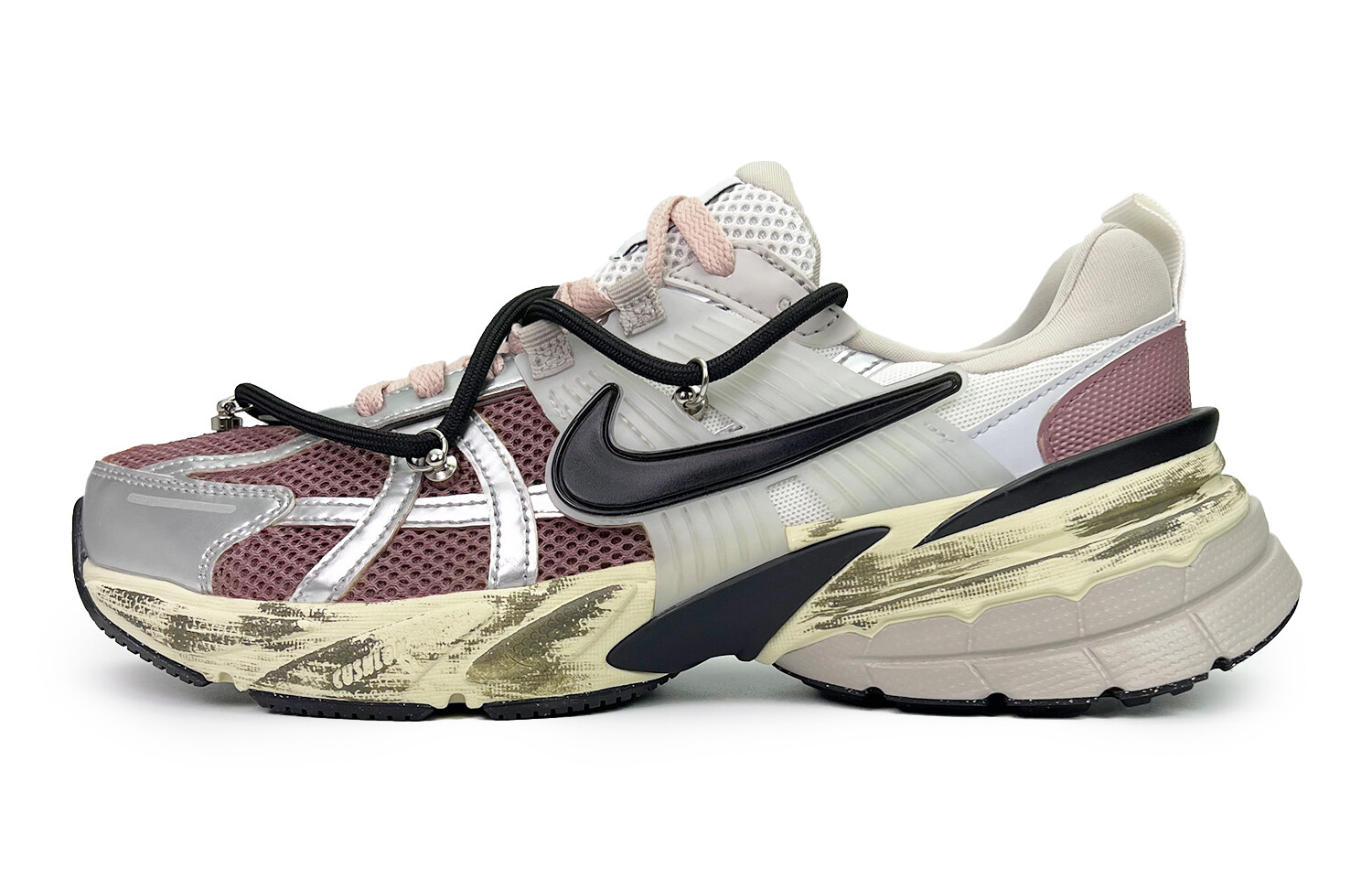 Кроссовки для бега V2K Run унисекс с низким верхом розового/фиолетового/серебристого цвета Nike
Кроссовки для бега V2K Run унисекс с низким верхом розового/фиолетового/серебристого цвета Nike