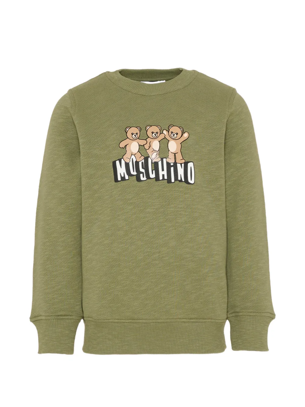 Свитшот с круглым вырезом Moschino Kids, зеленый
Свитшот с круглым вырезом Moschino Kids, зеленый