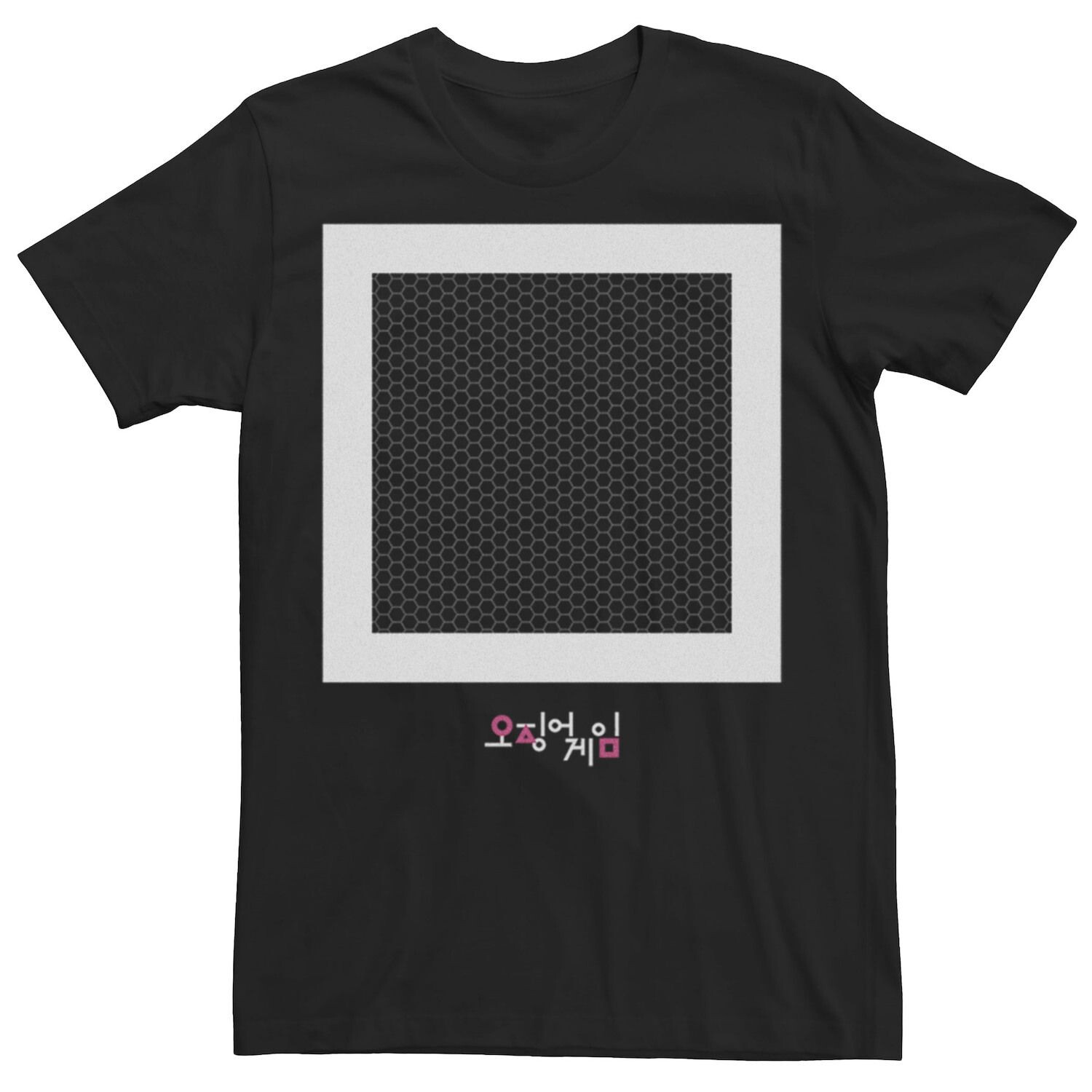 Мужская футболка с логотипом верхнего уровня для работников игры «Кальмар» Licensed Character
Мужская футболка с логотипом верхнего уровня для работников игры «Кальмар» Licensed Character