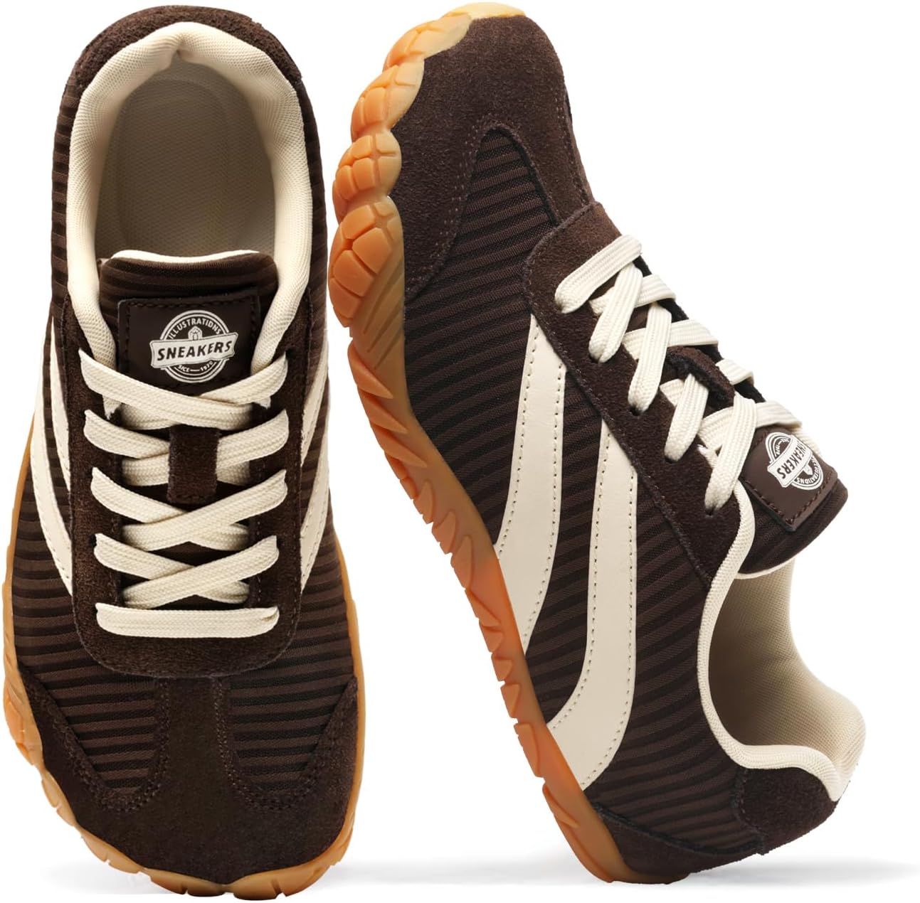 женские кроссовки для повседневной носки с широкой носочной частью Barezoey, коричневый
женские кроссовки для повседневной носки с широкой носочной частью Barezoey, коричневый