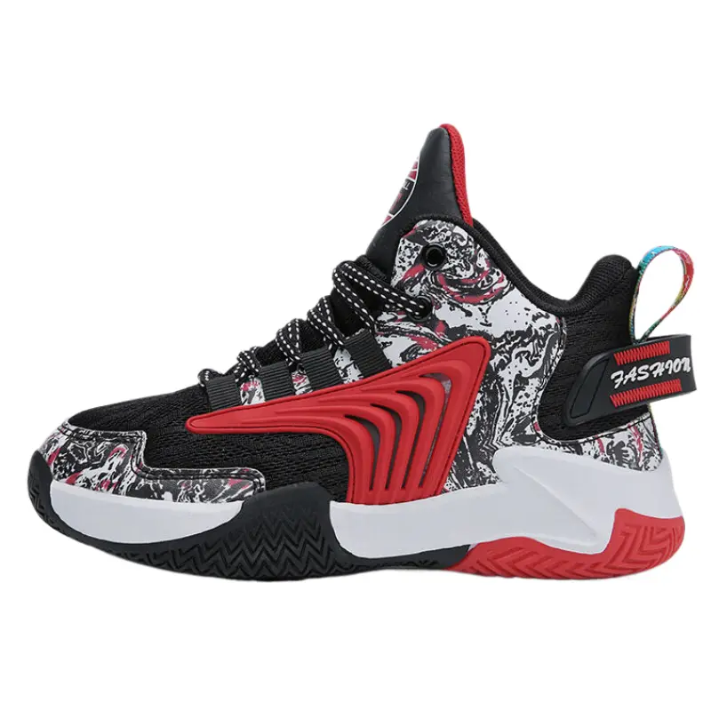 Детские противоскользящие износостойкие дышащие легкие сбалансированные высокие детские баскетбольные кроссовки MAIBUXIONG, черный/красный
Детские противоскользящие износостойкие дышащие легкие сбалансированные высокие детские баскетбольные кроссовки MAIBUXIONG, черный/красный