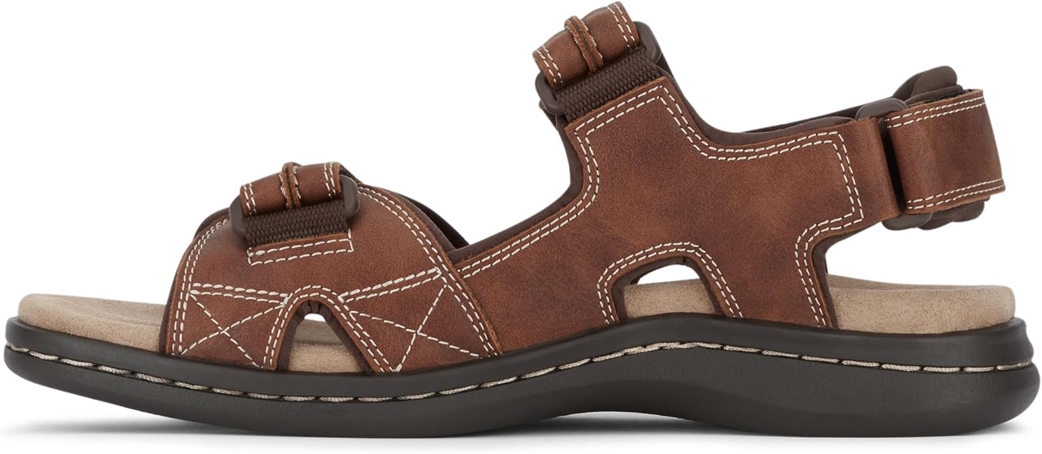 Мужские спортивные сандалии DOCKERS Newpage для активного отдыха с амортизирующей стелькой из памяти формы и регулируемыми ремешками
Мужские спортивные сандалии DOCKERS Newpage для активного отдыха с амортизирующей стелькой из памяти формы и регулируемыми ремешками