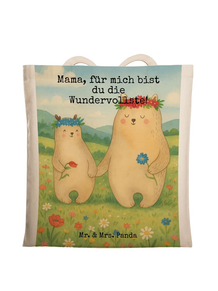 Mr. & Mrs. Panda Сумка-шоппер с изображением медведя в цветочном венке и надписью белого цвета
Mr. & Mrs. Panda Сумка-шоппер с изображением медведя в цветочном венке и надписью белого цвета