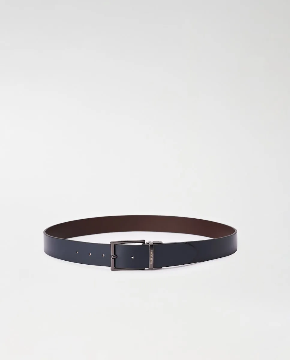 Мужской реверсивный кожаный ремень Salsa Jeans, черный
Мужской реверсивный кожаный ремень Salsa Jeans, черный