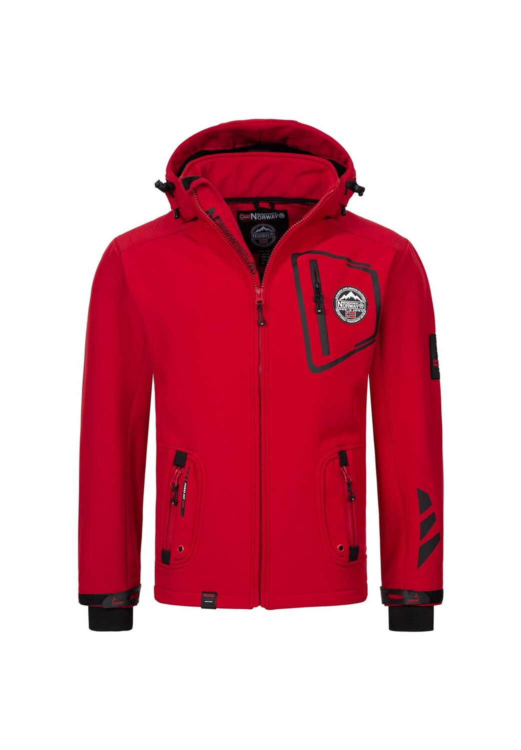 Куртка софтшелл, куртка стандартного кроя GEOGRAPHICAL NORWAY, красный 
Куртка софтшелл, куртка стандартного кроя GEOGRAPHICAL NORWAY, красный