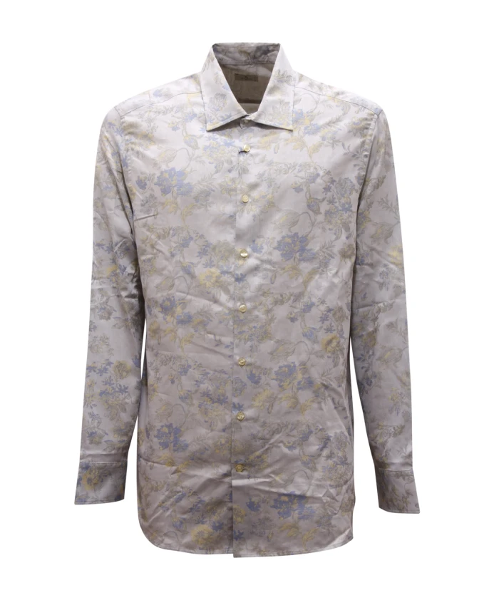 Обычная рубашка бежевого и фиолетового цвета. Etro, фиолетовый
Обычная рубашка бежевого и фиолетового цвета. Etro, фиолетовый