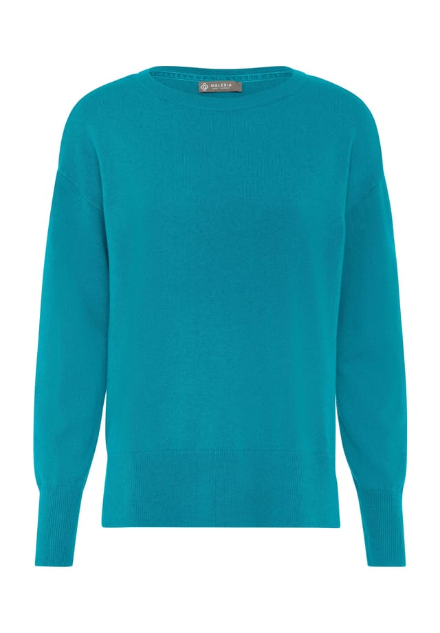 Шелково-Кашемировый свитер с ребристой отделкой Galeria, синий
Шелково-Кашемировый свитер с ребристой отделкой Galeria, синий