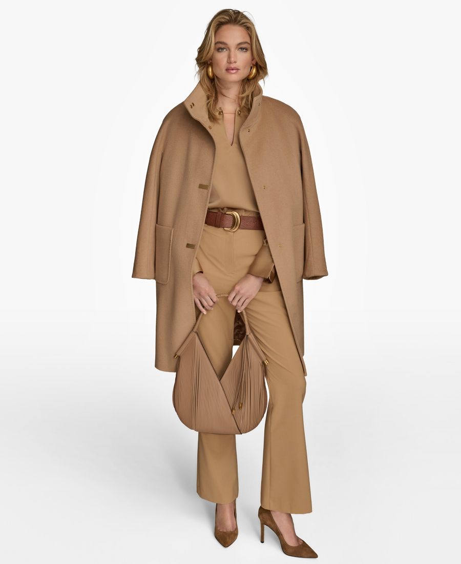 Женское однобортное пальто со стоячим воротником Donna Karan New York, Camel
Женское однобортное пальто со стоячим воротником Donna Karan New York, Camel