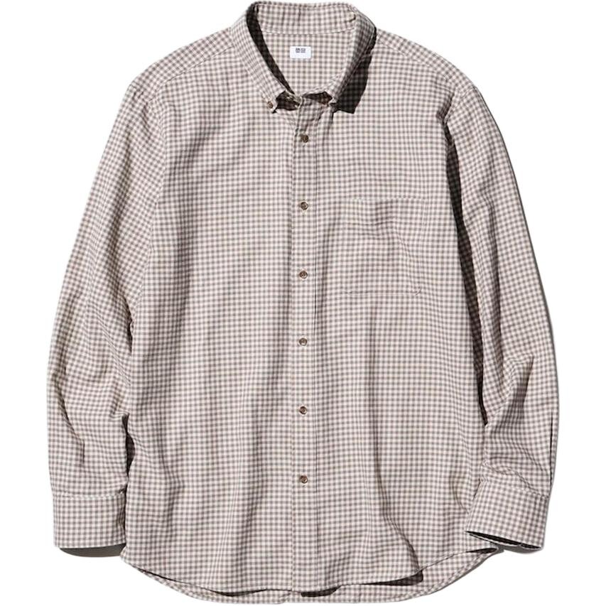 Рубашка мужская бежевая Uniqlo, бежевый
Рубашка мужская бежевая Uniqlo, бежевый
