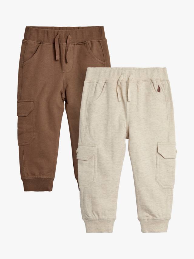 Детские хлопковые карго-джоггеры JoJo Maman Bébé, Pack of 2, Tan
Детские хлопковые карго-джоггеры JoJo Maman Bébé, Pack of 2, Tan