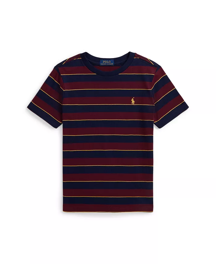 Футболка для малышей и мальчиков из хлопкового джерси в полоску Polo Ralph Lauren, мультиколор
Футболка для малышей и мальчиков из хлопкового джерси в полоску Polo Ralph Lauren, мультиколор