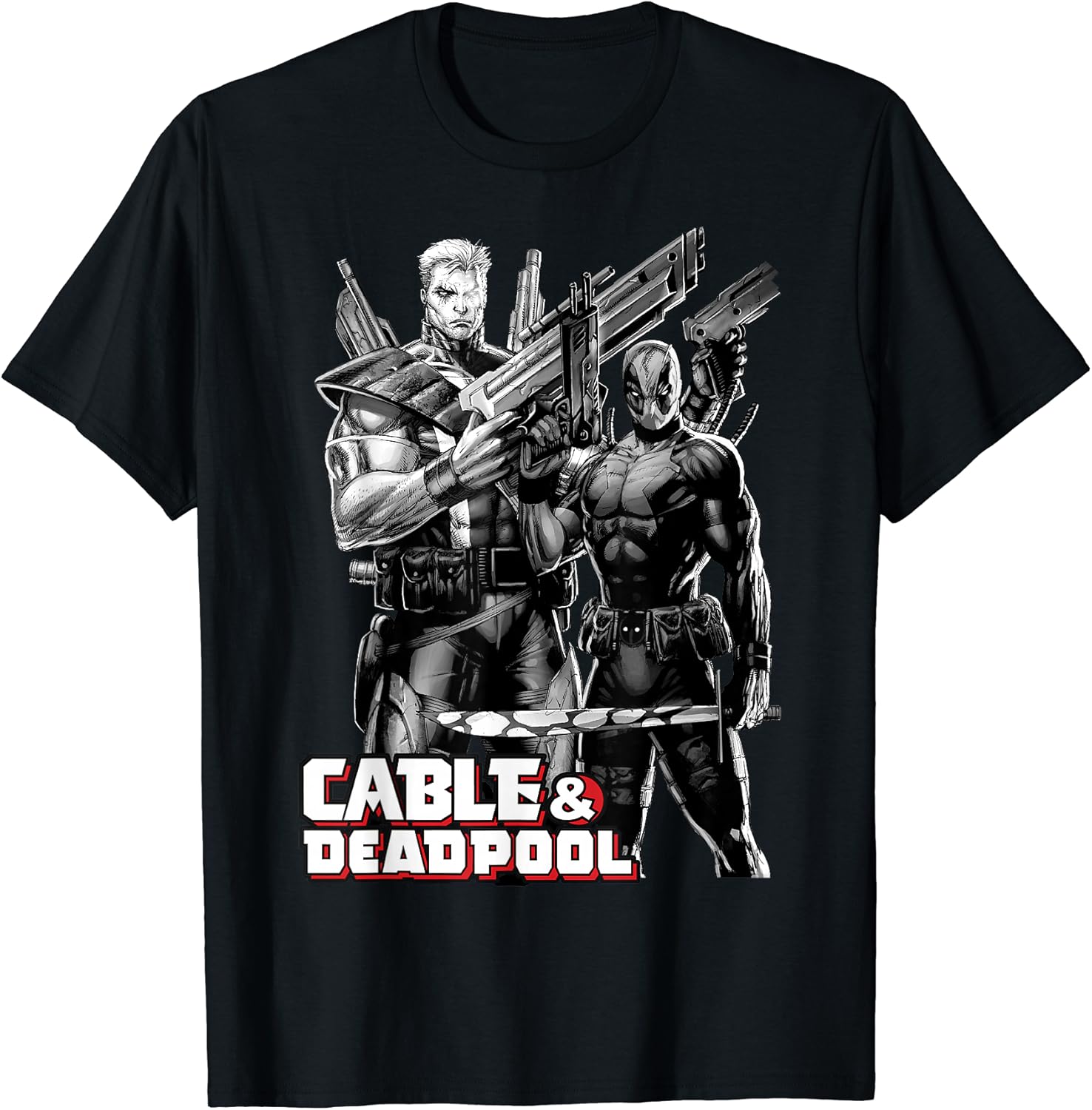 Футболка Marvel Deadpool Cable & Deadpool Comic Portrait, черная
Футболка Marvel Deadpool Cable & Deadpool Comic Portrait, черная