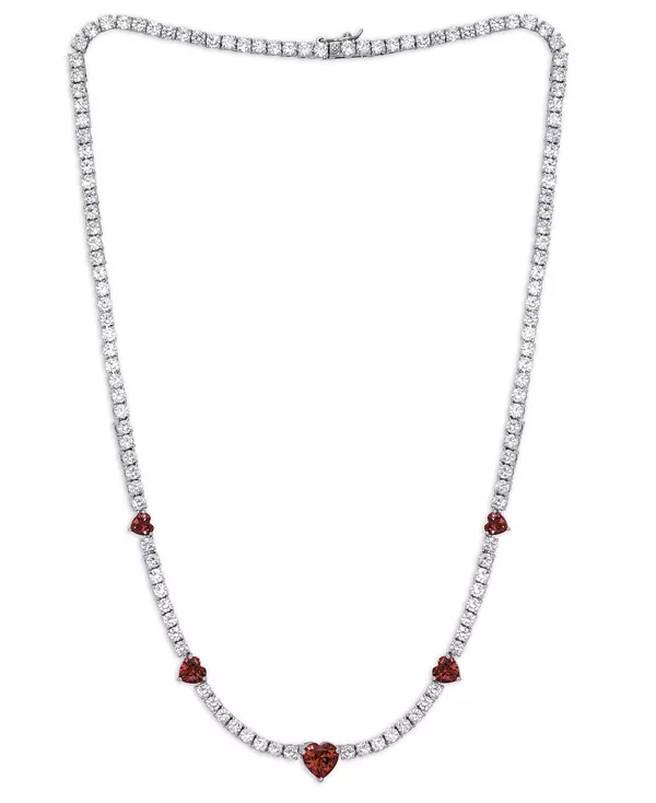 Ожерелье в форме сердца с имитацией рубина и кубического циркония на тонкой серебряной пластине Macy'S, silver
Ожерелье в форме сердца с имитацией рубина и кубического циркония на тонкой серебряной пластине Macy'S, silver