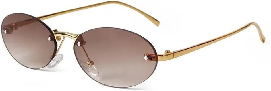 Модные женские солнцезащитные очки без оправы, зеленые, овальной формы, с заклепками, в тонкой оправе, роскошные металлические солнцезащитные очки для женщин с защитой от УФ-излучения GHVWYX, C5
Модные женские солнцезащитные очки без оправы, зеленые, овальной формы, с заклепками, в тонкой оправе, роскошные металлические солнцезащитные очки для женщин с защитой от УФ-излучения GHVWYX, C5