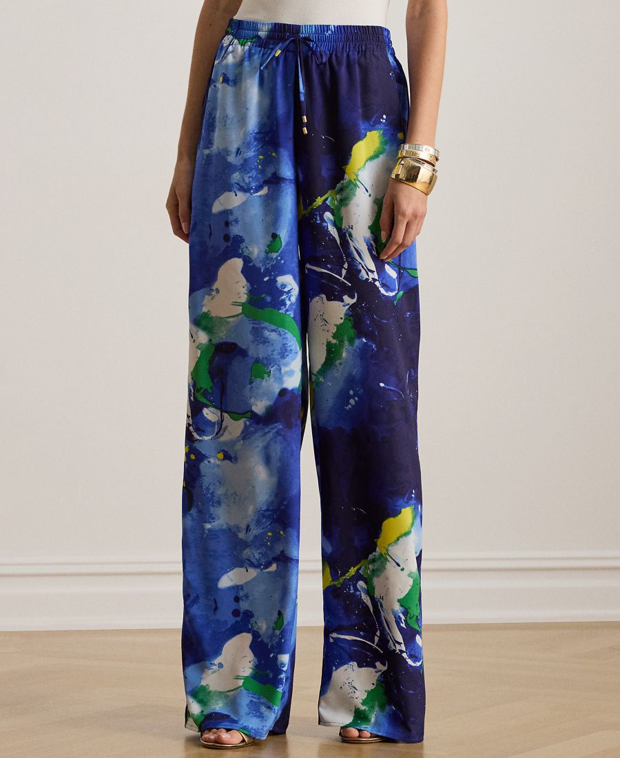 Укороченные брюки с абстрактным принтом и широкими штанинами Lauren Ralph Lauren, Blue Multi
Укороченные брюки с абстрактным принтом и широкими штанинами Lauren Ralph Lauren, Blue Multi