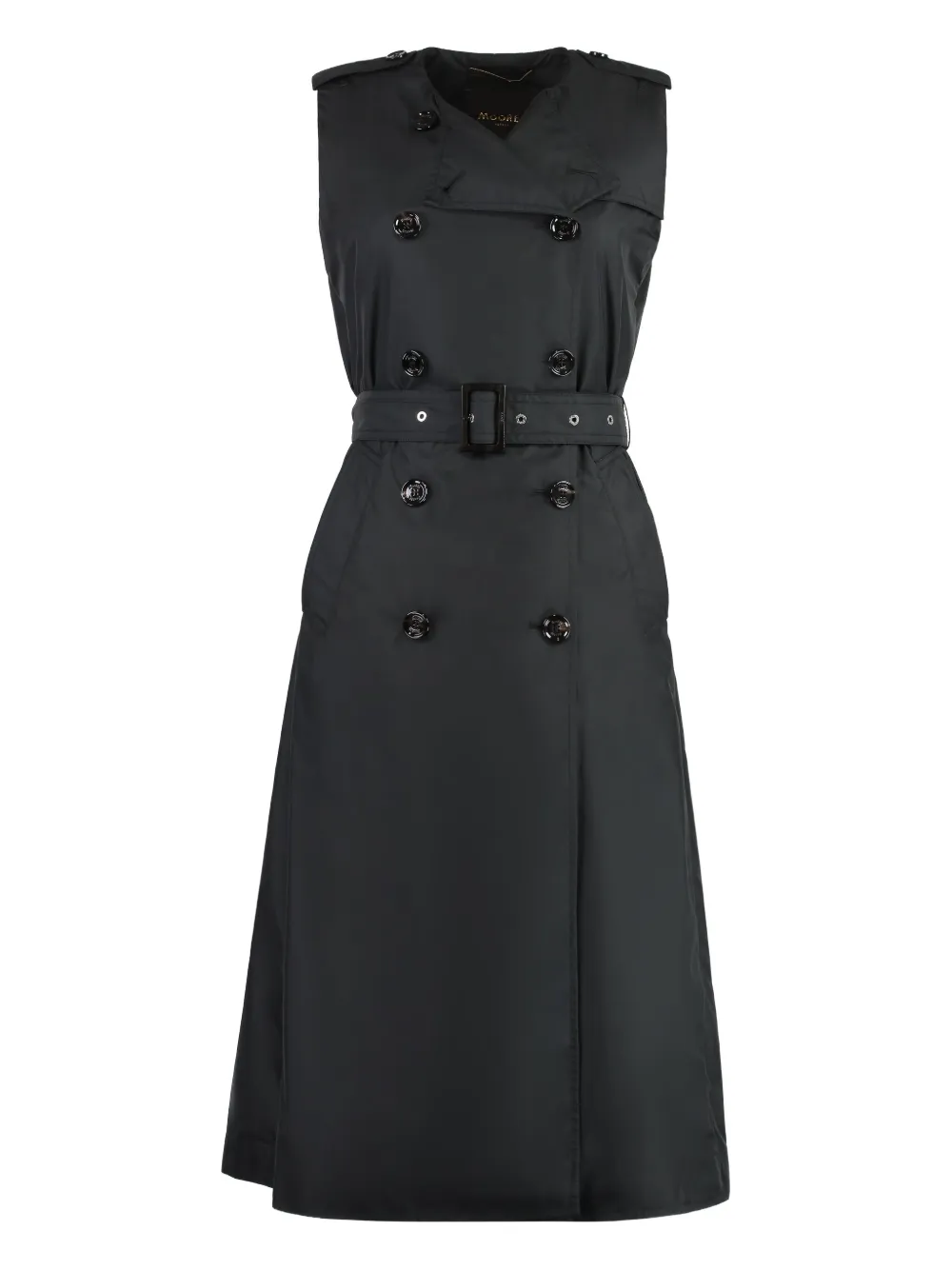 Тренчкот без рукавов с поясом Moorer, черный
Тренчкот без рукавов с поясом Moorer, черный