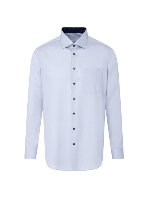 Деловая рубашка стандартного размера с длинным рукавом Seidensticker, синий
Деловая рубашка стандартного размера с длинным рукавом Seidensticker, синий