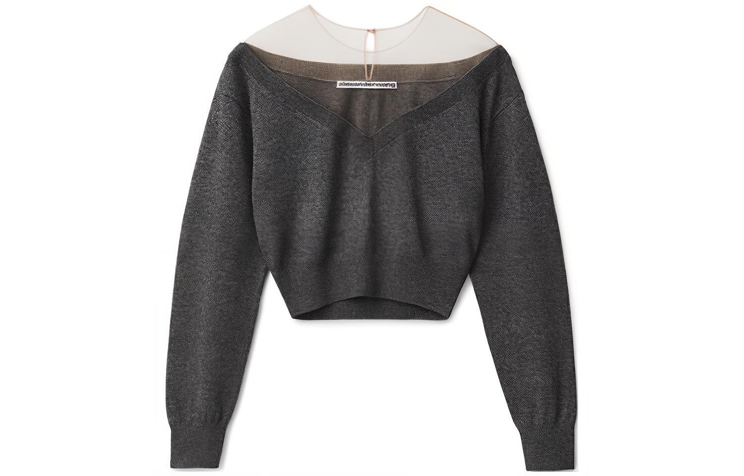 Alexander Wang Свитер SS22 женский черный
Alexander Wang Свитер SS22 женский черный