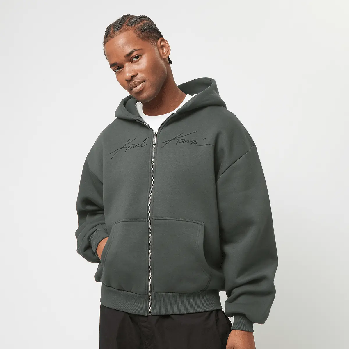 Худи Karl Kani Autograph Heavy Sweat OS Ziphoodie, серый
Худи Karl Kani Autograph Heavy Sweat OS Ziphoodie, серый