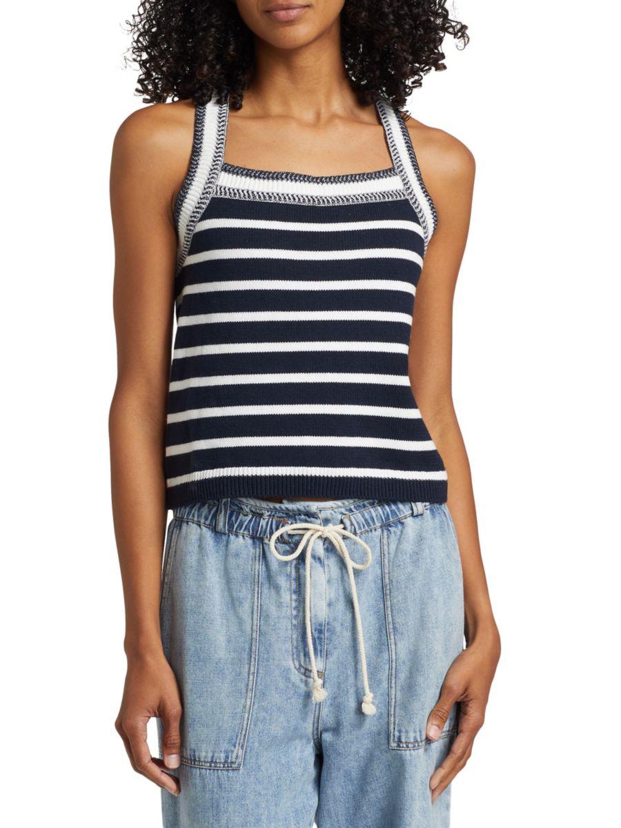 Полосатый трикотажный свитер Кларисса Splendid, цвет Navy White
Полосатый трикотажный свитер Кларисса Splendid, цвет Navy White