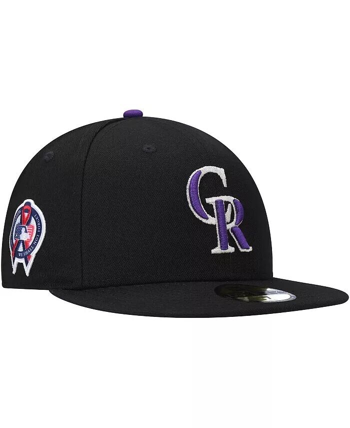 Мужская черная кепка Colorado Rockies с боковой нашивкой в честь 11 сентября 59Fifty New Era
Мужская черная кепка Colorado Rockies с боковой нашивкой в честь 11 сентября 59Fifty New Era