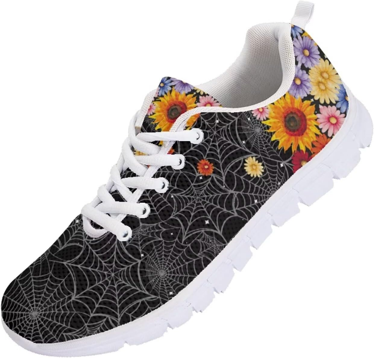 Кроссовки Forchrinse для женщин и мужчин, повседневные с шнуровкой, нескользящие, для бега, спорта и тренажерного зала, Halloween Spider Web Flower
Кроссовки Forchrinse для женщин и мужчин, повседневные с шнуровкой, нескользящие, для бега, спорта и тренажерного зала, Halloween Spider Web Flower