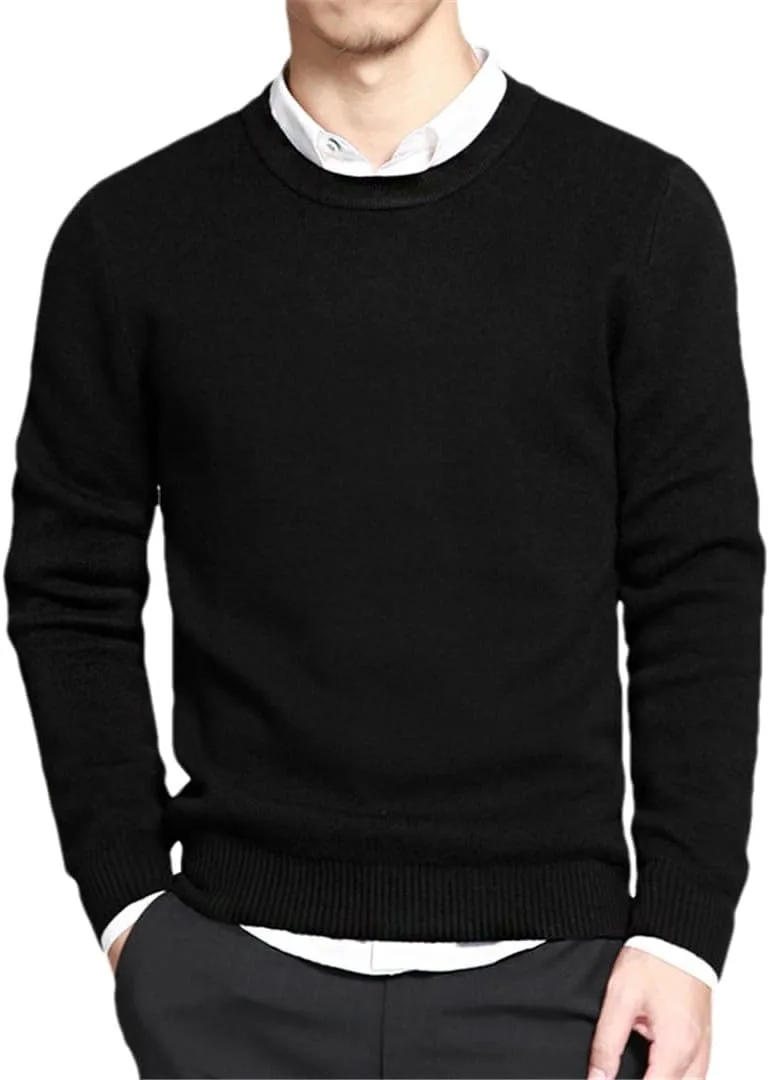 Мужской свитер-пуловер Newnew, хлопковый, O-Neck, однотонный, большой размер
Мужской свитер-пуловер Newnew, хлопковый, O-Neck, однотонный, большой размер