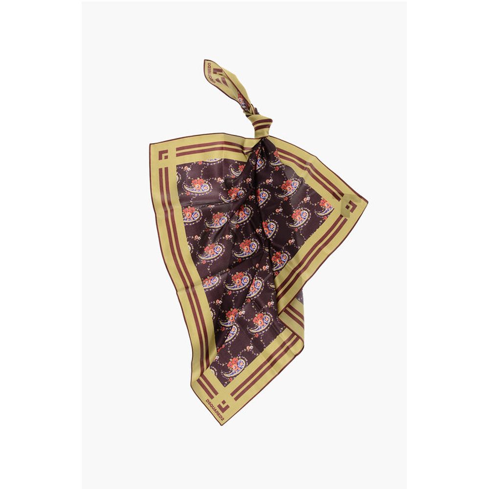 Шелковый платок с цветочным узором «пейсли» Dsquared2, Brown
Шелковый платок с цветочным узором «пейсли» Dsquared2, Brown